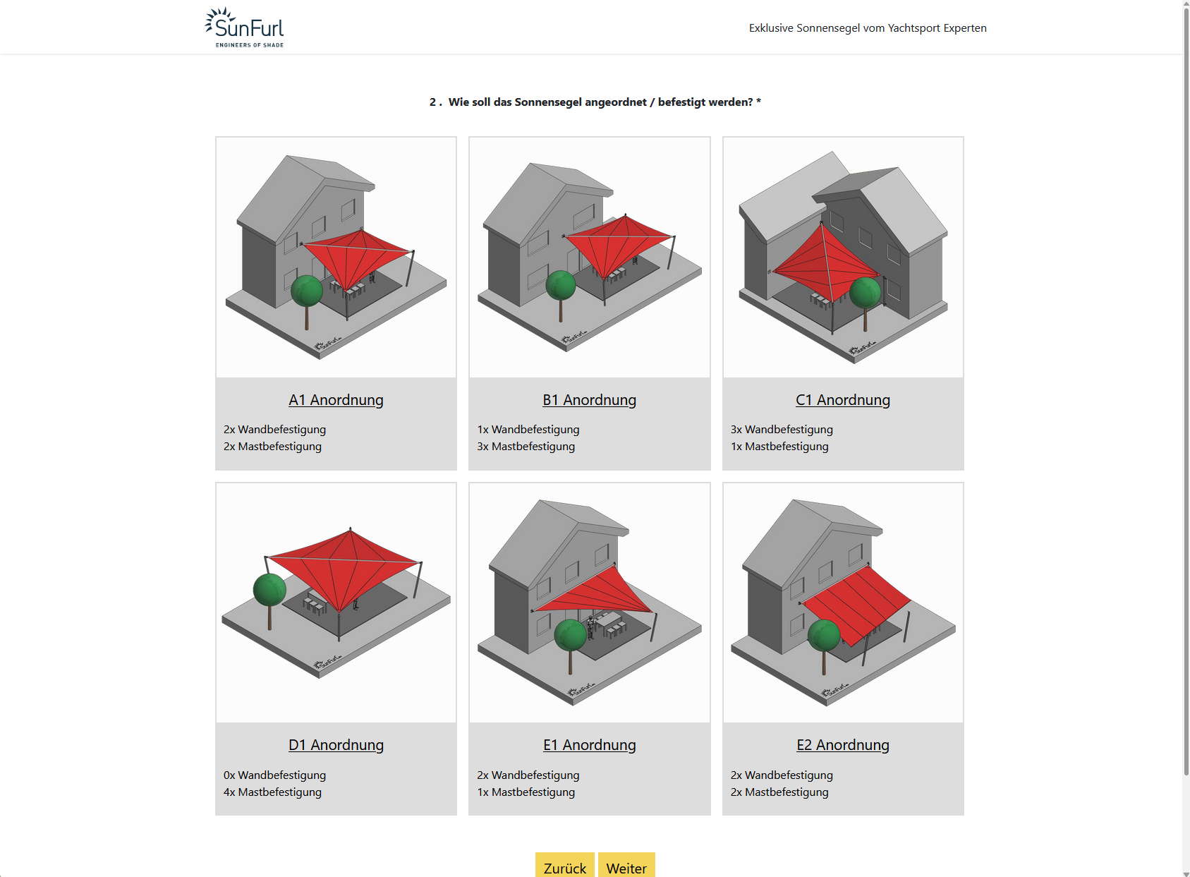 Visit2Lead Landing Page für sunfurl.eu